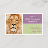 Carte De Visite Utiliser sa propre photographie (Dos)