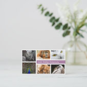 Carte De Visite Utiliser sa propre photographie (Debout devant)