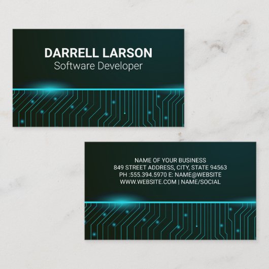 Carte De Visite v (Devant / Derrière)