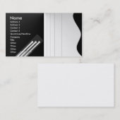 Carte De Visite v3 noir et blanc (Devant / Derrière)