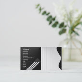 Carte De Visite v3 noir et blanc (Debout devant)