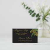 Carte de visite v4 de cône de pin impeccable (Debout devant)