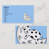 Carte De Visite vaca_fr_la_luna_Vector_Clipart (Devant / Derrière)