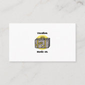 Carte De Visite Vacances (Devant)