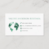 Carte De Visite Vacances avec Valerie (Dos)