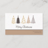 Carte De Visite Vacances modernes Code QR social, Merci Business (Devant)