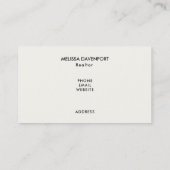 Carte De Visite Vacances Motif de Noël moche (Dos)