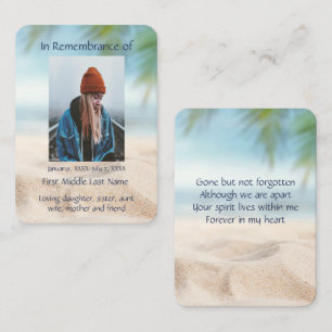Carte De Visite Vacances vacances vacances vacances plage Tropical