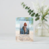 Carte De Visite Vacances vacances vacances vacances plage Tropical (Debout devant)