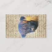 Carte De Visite Vache de Highland (Dos)