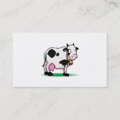 Carte De Visite Vache douce et tranquille (Dos)