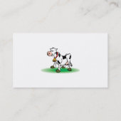 Carte De Visite vache entêtée qui boude (Dos)