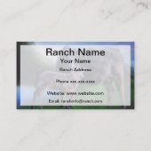 Carte De Visite Vache et veau de l'Angus noir (Dos)