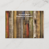 Carte De Visite Vache Holstein avec un vieil arrière - plan (Dos)