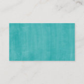 Carte De Visite Vache mignonne avec ferme laitière (Dos)