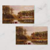 Carte De Visite Vaches Dans Un Paysage D'Eau Albert Bierstadt (Devant / Derrière)