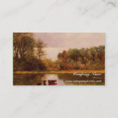 Carte De Visite Vaches Dans Un Paysage D'Eau Albert Bierstadt (Dos)