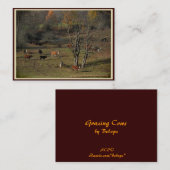 Carte De Visite Vaches de pâturage ATC (Devant / Derrière)