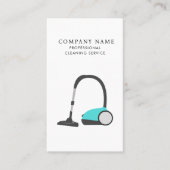 Carte De Visite Vacuum Cleaner Professional Cleaning Services (Devant)