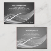Carte De Visite Vague argentée (Devant / Derrière)