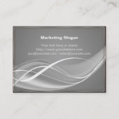 Carte De Visite Vague argentée (Dos)