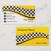 Carte De Visite Vague de taxi (Devant / Derrière)