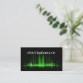 Carte De Visite Vague Électrique Lumineuse (Debout devant)