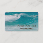 Carte De Visite Vague océanique (Devant)
