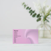 Carte De Visite Vague rose (Debout devant)