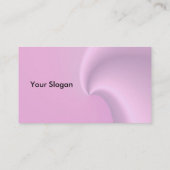 Carte De Visite Vague rose (Dos)