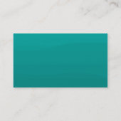 Carte De Visite Vague turquoise - affaires (Dos)