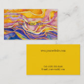 Carte De Visite Vagues (Devant / Derrière)