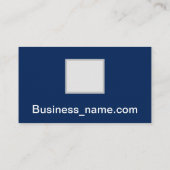 Carte De Visite Vagues bleues (Dos)