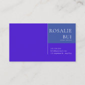 Carte De Visite Vagues célestes Abstraites et Parties scintillant (Dos)