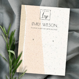 CARTE DE VISITE VAGUES CÉRAMIQUES BLANCHES ABSTRAITES ÉCRASSER A