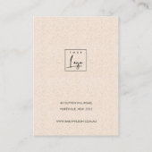 CARTE DE VISITE VAGUES CÉRAMIQUES BLANCHES ABSTRAITES ÉCRASSER AFF (Dos)