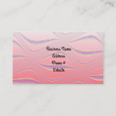 Carte De Visite Vagues de corail délicates (Dos)