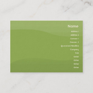 Carte De Visite Vagues de Foamgreen - potelées
