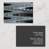 Carte De Visite Vagues de glace (Devant / Derrière)