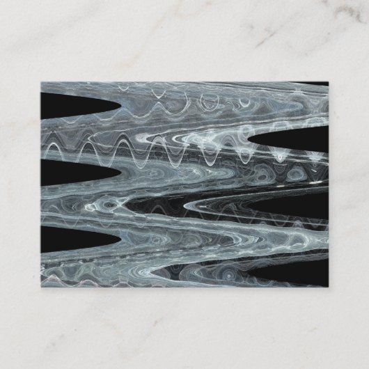 Carte De Visite Vagues de glace (Devant)