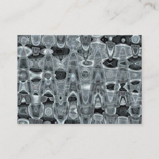 Carte De Visite Vagues de glace 02 (Devant)