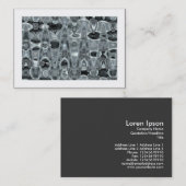 Carte De Visite Vagues de glace 02 (bordé) (Devant / Derrière)