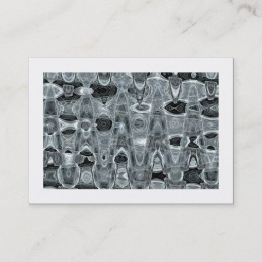 Carte De Visite Vagues de glace 02 (bordé) (Devant)