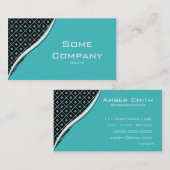 Carte De Visite Vagues Diamantes (Océan) (Devant / Derrière)