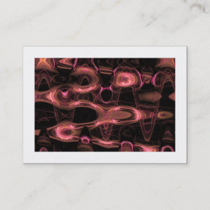 Carte De Visite Vagues fractales 01 (bordé)