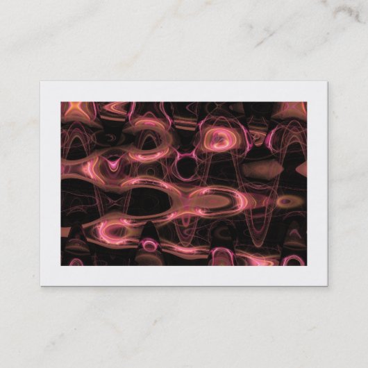 Carte De Visite Vagues fractales 01 (bordé) (Devant)