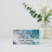 Carte De Visite Vagues | Photographe (Debout devant)