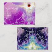 Carte De Visite VAGUES Rubis (Devant / Derrière)