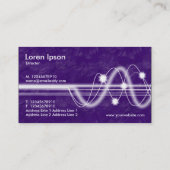 Carte De Visite Vagues sonores - Terre violette (Dos)