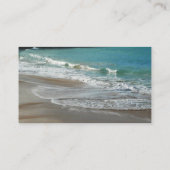 Carte De Visite Vagues sur la plage bleu turquoise Océan (Dos)